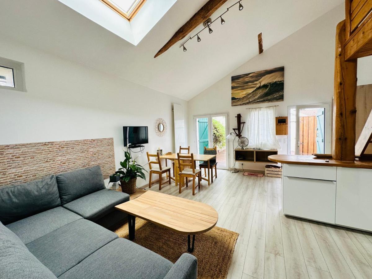 Sunny - Charmant Duplex Avec Terrasse Privative Tosse Exterior foto